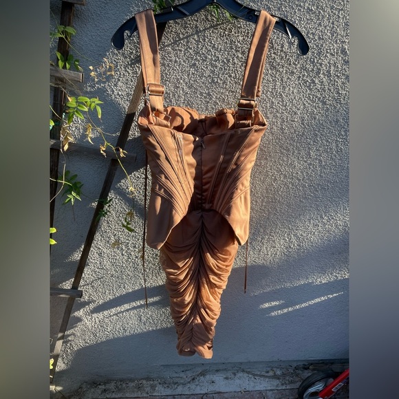 ❌SOLD❌House of CB Talya Toffee Corset Midi Dress - Picture 12 of 15